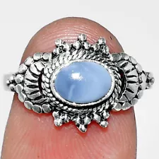 Natural Owyhee Opal 925 Sterling Silver Ring s.8 Jewelry R-1726