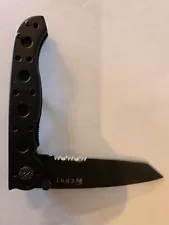 CRKT M16 TANTO Blade 3 1/2 Inch Blade Belt Clip Lightly Used Nice Knife