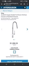 Elkay Avado LKAV2031CR Single Hole Kitchen Faucet with Semi-professional Spout 