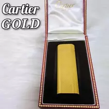 Cartier Vintage Lighter Gold Case Box Rare Sale Working