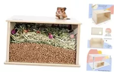 Visible Hamster Digging Box for Syrian Dwarf Roborovski Campbell Burlywood