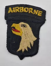 US Army 101st Airborne Embroidered Cloth Formation Patch British Made ? Type ?