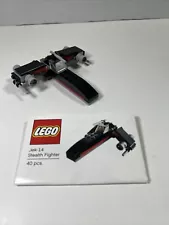 LEGO Jek-14 Stealth Fighter 40 Piece Set 100% Complete W/ Manual Toys R Us May 4