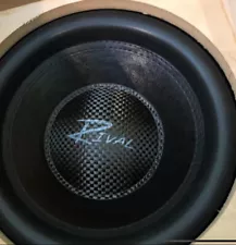 Speaker subwoofer 12 inch rival 2500. rms Duel Voice Coil Two Ohms used Dusty