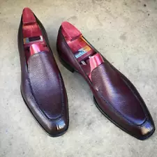 mens red loafers for sale