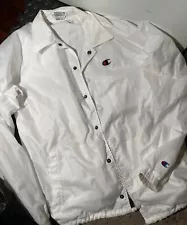 NICE Champion Satin coach field jacket size L mens White