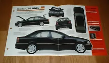 ★★1995 MERCEDES-BENZ C36 AMG ORIGINAL IMP BROCHURE 95 96 97 SPECS INFO POSTER★★ (For: Mercedes-Benz C36 AMG)