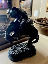 Fredrick Remington Rattlesnake Bronze sculpture