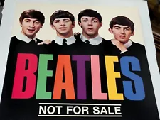 The Beatles Not For Sale Fan Club Issue Vinyl Cat# MOP 910 1985 VG+