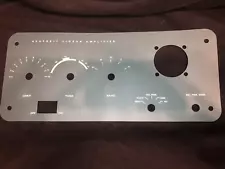 Heathkit SB-200 Amplifier Front Panel Overlay