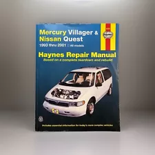 Nissan Villager Quest Mini-van 1993-2001 Shop Service Repair Manual Engine Guide (For: 1994 Nissan Quest)