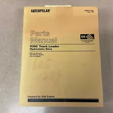 CAT Caterpillar 939C PARTS MANUAL BOOK CATALOG LIST TRACK LOADER GUIDE sn 6DS