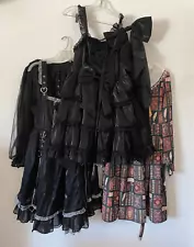 Lolita Wardrobe Lot/ Size XL & 2XL/ Classic & Gothic Lolita/ 3 Dresses + Blouse