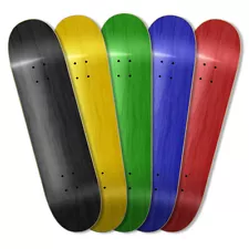 Assorted Blank Pro Skateboard Decks /w Griptape (7.5"/ 7.75"/ 8.0"/ 8.25")- 5pcs