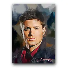 Dean Winchester Art Card Limited 20/50 Edward Vela Signed (Movies Characters)