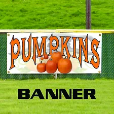 Fresh Halloween Pumpkins For Sale Décor Retail Advertising Vinyl Banner Sign