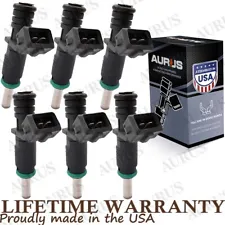 x6 OEM AURUS NEW Fuel Injectors for BMW N52B25 2.5L N52B30 3.0L I6 Cyl. 7531634