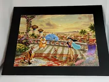 Disney Aladdin Thomas kinkade Fine Art Canvas Print