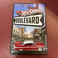 Hot Wheels Boulevard '58 Plymouth Belvedere Real Riders NIP