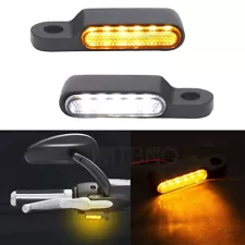 For Harley Chopper Motorcycle LED Turn Signal Amber Blinker White Running Light (For: 2005 Victory Kingpin)