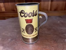 RARE TOUGH COORS BEER CAN CUP 12 OUNCE, NO OTHERS ON EBAY!!