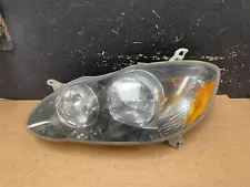 2005 2008 Toyota Corolla Left Driver LH side Smoked Lens Headlight Oem 3461E (For: 2005 Toyota Corolla)