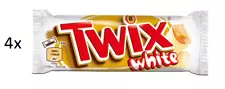 4x TWIX WHITE - 4x46G = 184G - LIMITED EDITION - CHOCOLATE BISCUIT CARAMEL BAR