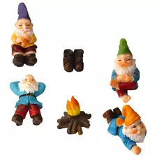 Mini Funny Gnome Figurines Miniature Garden Gnomes for Sale Lawn Ornaments