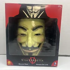 Replica V for Vendetta Mask Deluxe Edition Masque De Luxe Guy Fawkes Anonymous