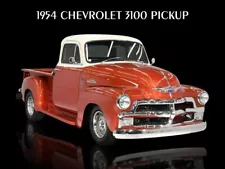 1954 Chevrolet 3100 Pickup Truck NEW METAL SIGN: Great Restoration in Bronze