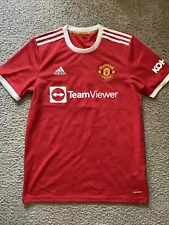 Adidas Manchester United 2021/22 Authentic Home Jersey #7 Cristiano Ronaldo M