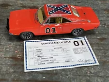 1976 Dodge Charger General Lee 01 Dukes Of Hazard Danbury Mint 1:24 Diecast Car