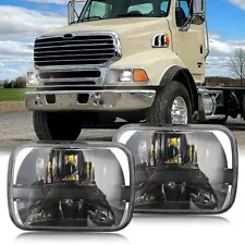 2PC For Sterling Commercial Truck LT9500 7x6" 5X7 LED Headlights Projector Lamps (For: Mack R)