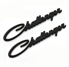 2x Black Challenger Emblem Badge for Decal Replacment Chrysler Genuine L