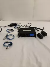 Sound Devices 633 Field Recorder Mixer 6 Input Bundle Batteries XLR Cables F21