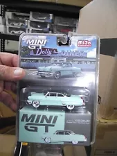 Mini GT 1/64 1954 Lincoln Capri 2 tone green NIB