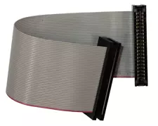 Ribbon Cable for TRS-80 Model 1 Main Unit to Expansion Interface, 8 inch