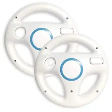 2 Pack Mario Kart Racing Steering Wheel for Nintendo Wii Remote Game Controller