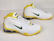 2002 Oregon DUCKS Basketball TEAM ISSUED Nike Shox SHOES RARE PE MEN'S 11