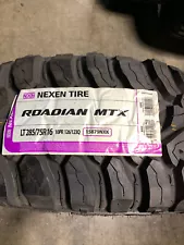 1 New LT 285 75 16 LRE 10 Ply Nexen Roadian MTX NOS Mud Tire