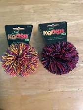 Vintage Koosh Style Ball Lot Of 2 New With Tags Multicolored