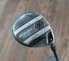 Cobra King F8+ 3-4 Fairway Wood Fujikura Motore X 6-R Regular Flex w/ Headcover