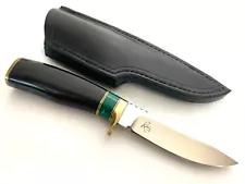 BOB LAY BUFFALO HORN HUNTING KNIFE