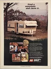 1973? Print Ad Holiday Rambler Trav'ler Travel Trailers Made in Wakarusa,Indiana