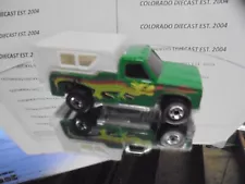 ORIGINAL REDLINE HOT WHEELS ENAMEL GREEN BACKWOODS BOMB SEE PICS FOR BEST DESC