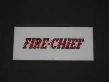 FIRE CHIEF ADVERTISEMENT GLASS (FITS MOST ERIE GAS PUMPS)