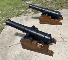 Full Size Pirate Cannon Replica, Nonfiring, 4ft long, 165lbs, Handmade in USA