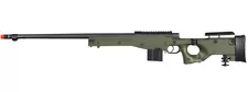 Well Airsoft L96 AWP Bolt Action Rifle W/ Fluted Barrel - OD Green