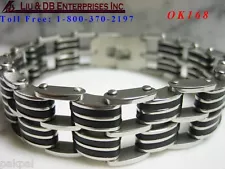 1 New High Quality Men's Stainless Steel Bracelet , OK168 ON SALE