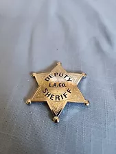 Badges Of The Legendary Lawmen- Replica Deputy Sheriff Badge L.A.CO.